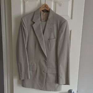 Classic Beige Men's Suit $65